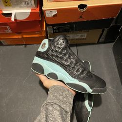 Jordan Island Green 13 size 7Y USED