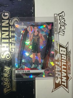 2024 Panini Prizm WNBA Caitlin Clark Silver Cracked Ice Variation RC #145