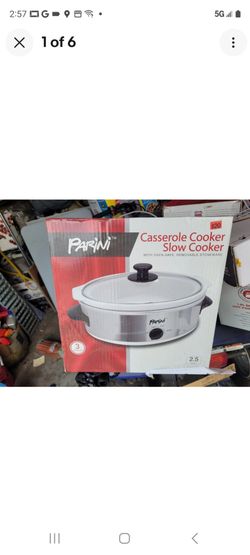 Brand-New In Box Parini Casserole Cooker Slow Cooker 2.5 Ot. No Lower Offers Accepted