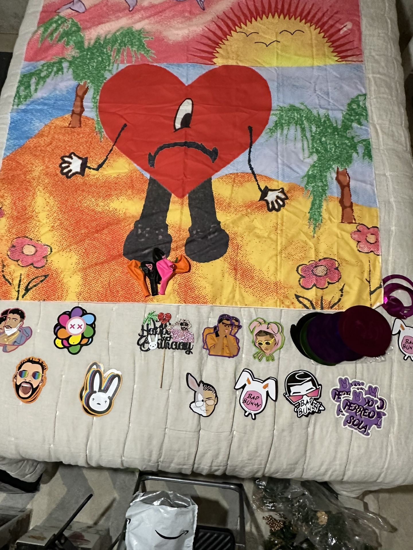 Bad Bunny Birthday Decor