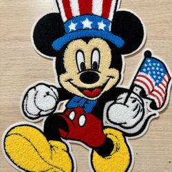 Mickey USA Chenille Patch 