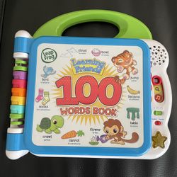 LeapFrog Learning Friends 100 Words Electronic Book Great Condition! 