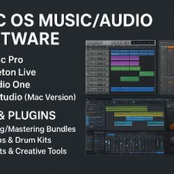 🎶 Mac OS Music/Audio Software – Logic Pro, Ableton, Studio One + VST/Plugins 🎶
