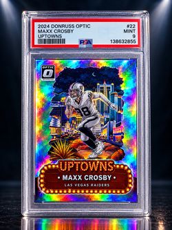 PSA 9 Uptown of Maxx Crosby🏈🔥🔥