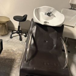hairdresser wash chair 