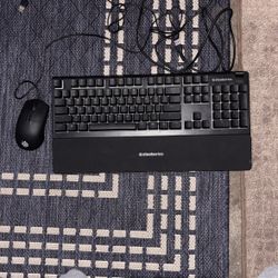 Steel series Apex 3 Keyboard And Rival 3 Mouse 
