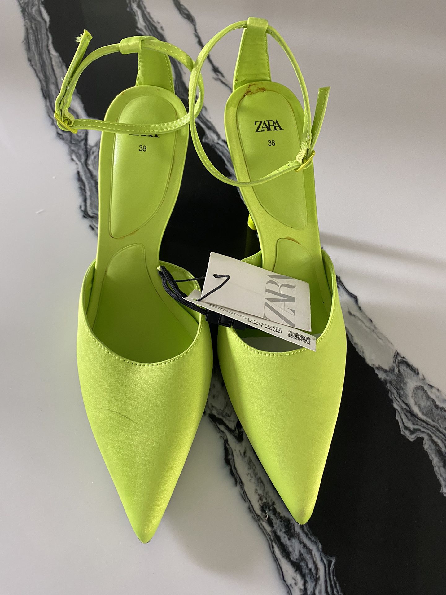 Neon Green Heels 