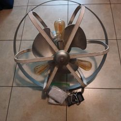 Farmhouse Caged Ceiling Fan