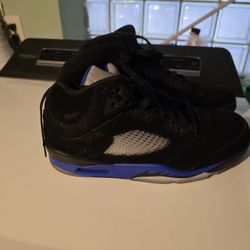 Retro 5 Racer Blue Size 10.5
