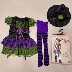 Leg Avenue Hocus Pocus Witch Halloween Costume Girls 4-6