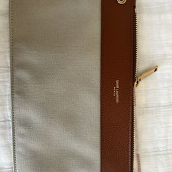 NEW AUTHENTIC SAINT LAURENT POUCH 