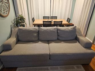 Comfortable 95.5” Performance Fabric Couch – Durable, Deep Seats, Removable Covers