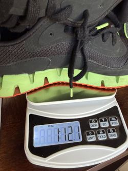 Reebok Zig Dynamica Men's Running Shoes Black Neon Green Orange US 11.5