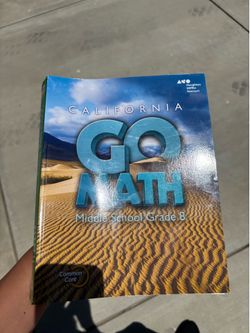 Go math book 8th grade never used
