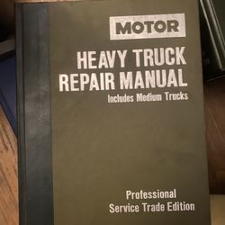 3rd EDITION Motor Heavy Duty Truck Repair Manual  1(contact info removed)