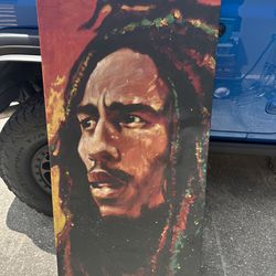 Signed Bob Marley Photo 