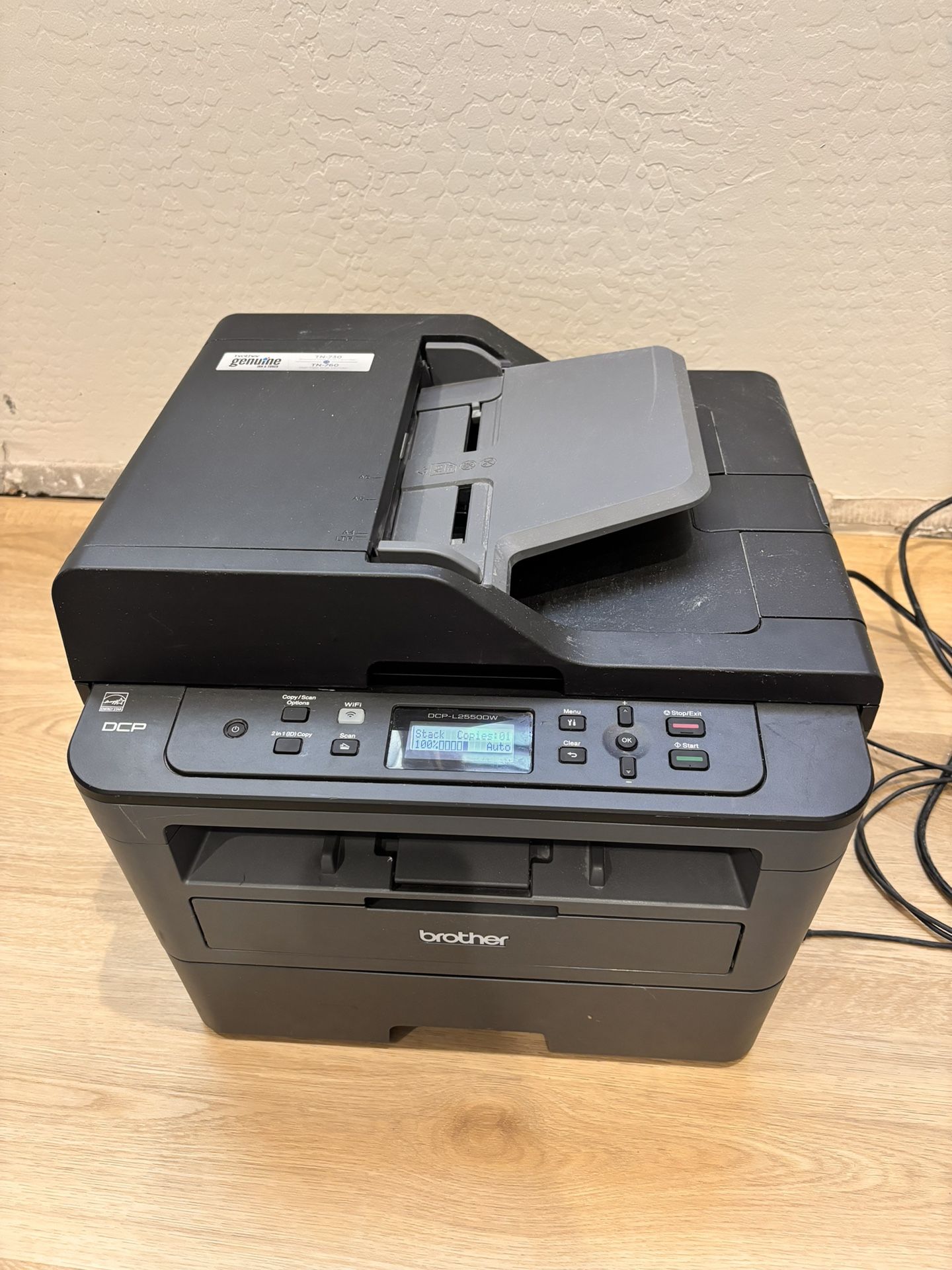 Brother Black And White WiFi Printer And Copier 