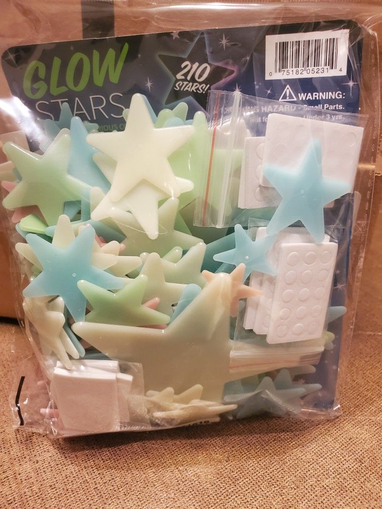 GLOW STARS 210 PC PKGS