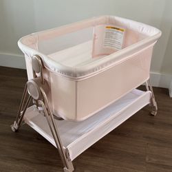 Pink Baby Bassinet