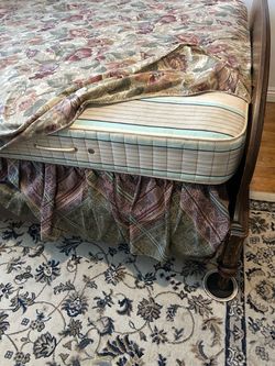 Bed antique twin bed