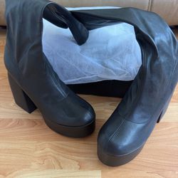 Brand New Black Knee High Boots 