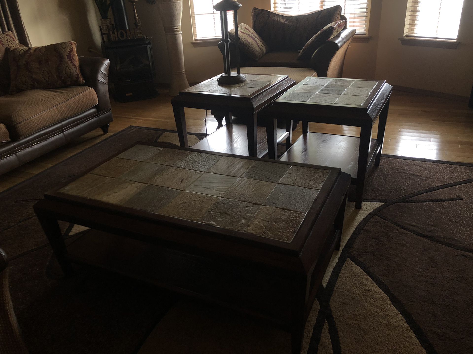 Coffee Table and Side Tabels