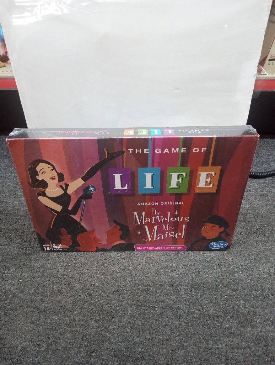 Hasbro Gaming The Game of Life: The Marvelous Mrs. Maisel Edition Board Game 16x10x2