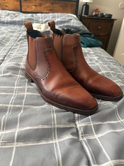 Stacy Adams brown leather shoes