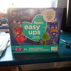Pampers Easy Up Training Underwear Size 4 To 5T 56 In The Box Brand New