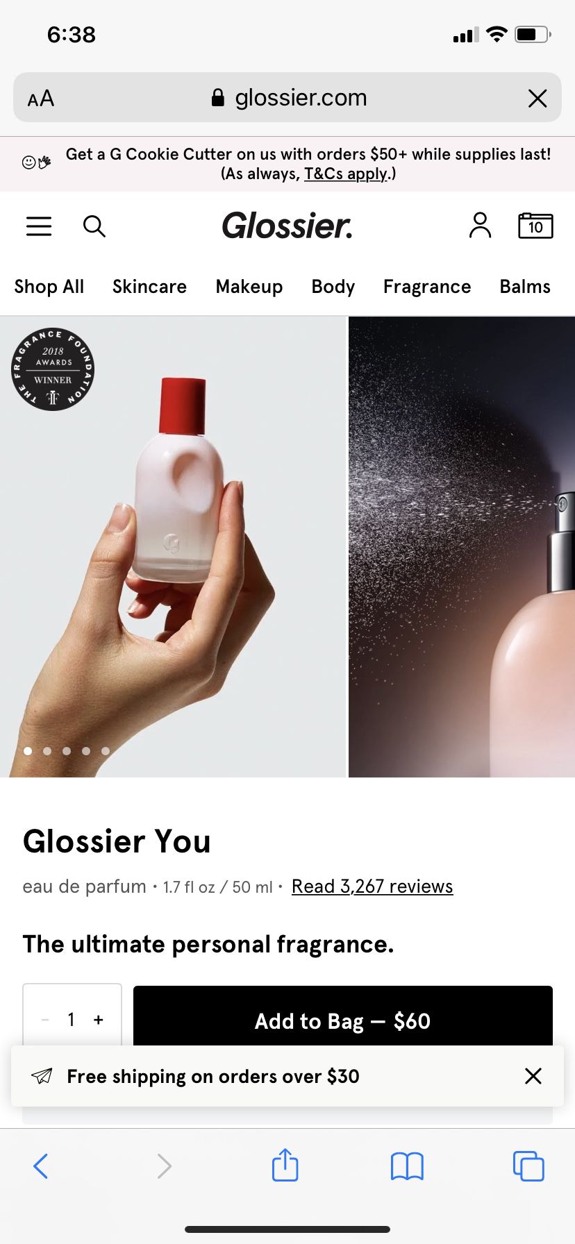 New Glossier You Fragrance 