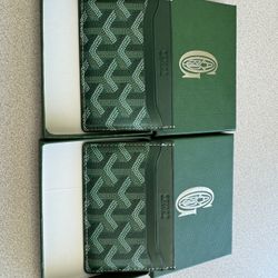 Green Designer Card Holder 