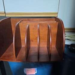 Big Wooden Mail/Bill Organizer