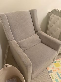 Babyletto kiwi grey electronic swivel glider power recliner nursery chair
