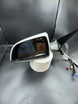 2017-2020 Tesla Model 3 M3 Left Exterior Rear View Door Mirror LH White P1110777