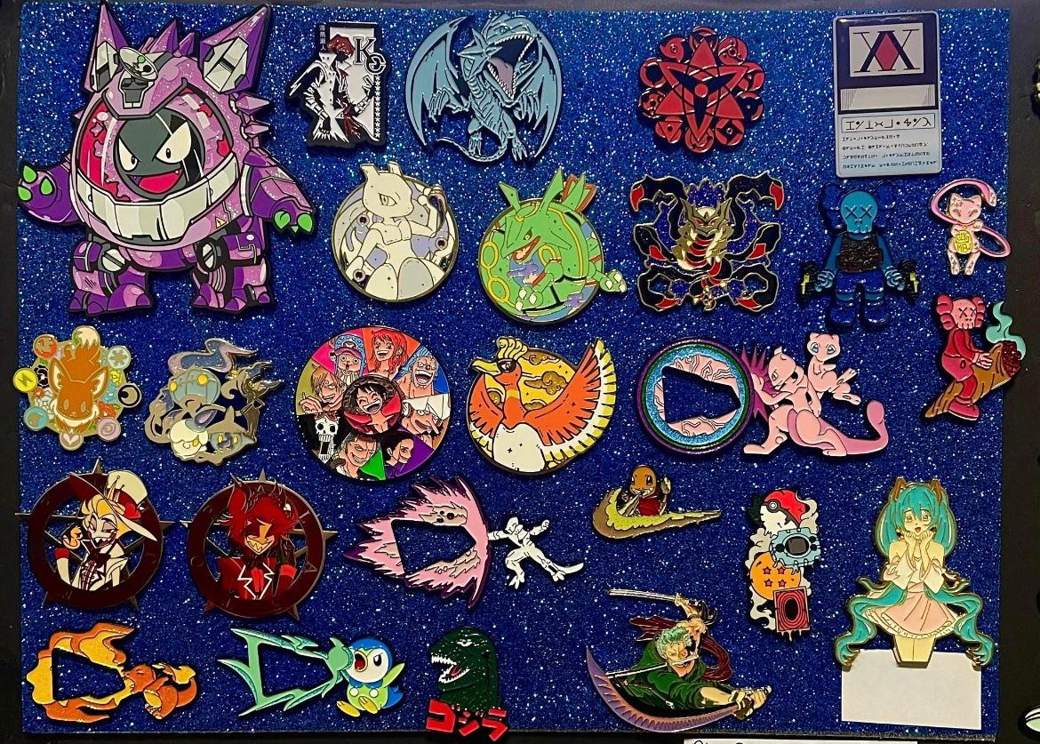 NEW Enamel Pins -Anime,Pokemon,Naruto,One Piece,DragonballZ,DemonSlayers,Sanrio,- READ DETAILS