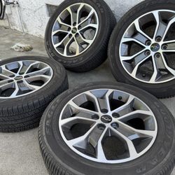 Basically New Chevy Wheels And Tires!!!  16x7