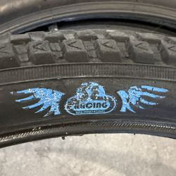 Set Of 2 SE Bike Big Mini Ripper 20” Inch Tires Set Black  