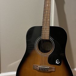 Epiphone PR-150 VS Acoustic guitar 