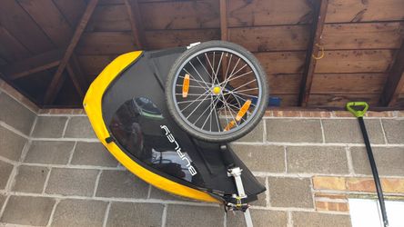 Burley Bike Trailer Yellow and Black