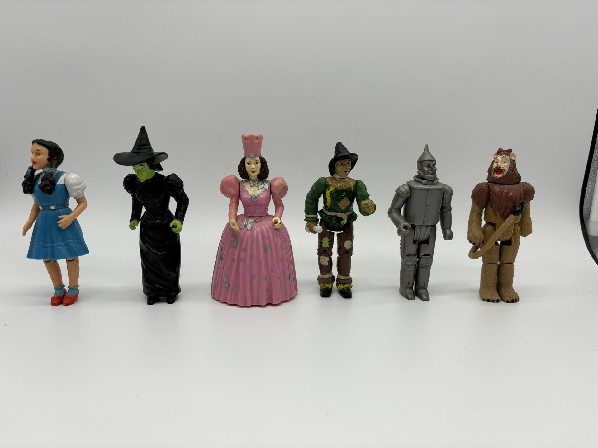 Lot Of 6 Wizard Of Oz Figurines 1988 Action Figure Toys Turner MGM Vintage