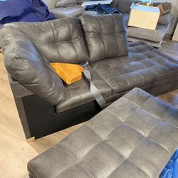 Part  Couch Sectional With Ottoman