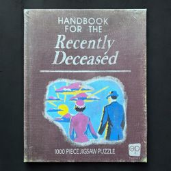 Beetlejuice Handbook of the Deceased 1000 Piece Jigsaw Puzzle (New/Sealed)