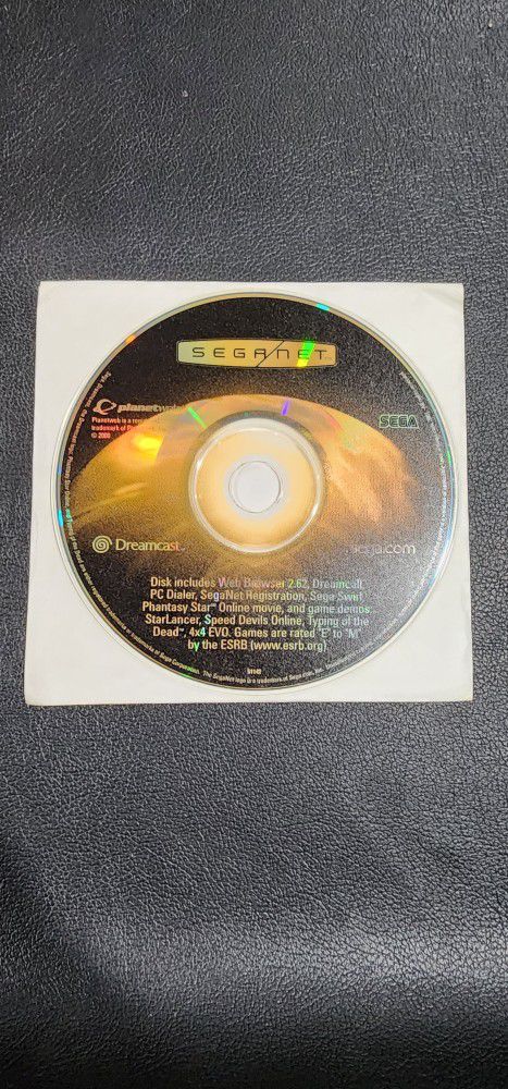 Dreamcast SegaNet PlanetWeb 2.62 (Rare)