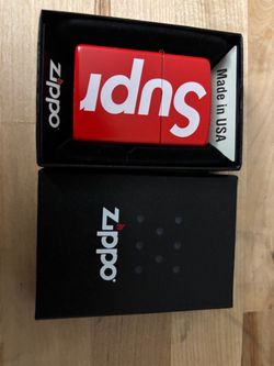 Supreme x Zippo Red Box Logo Lighter