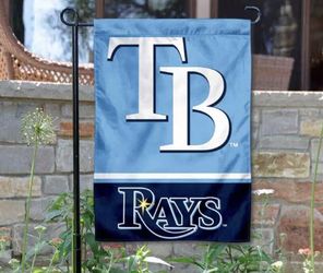 Tampa Bay rays garden flag