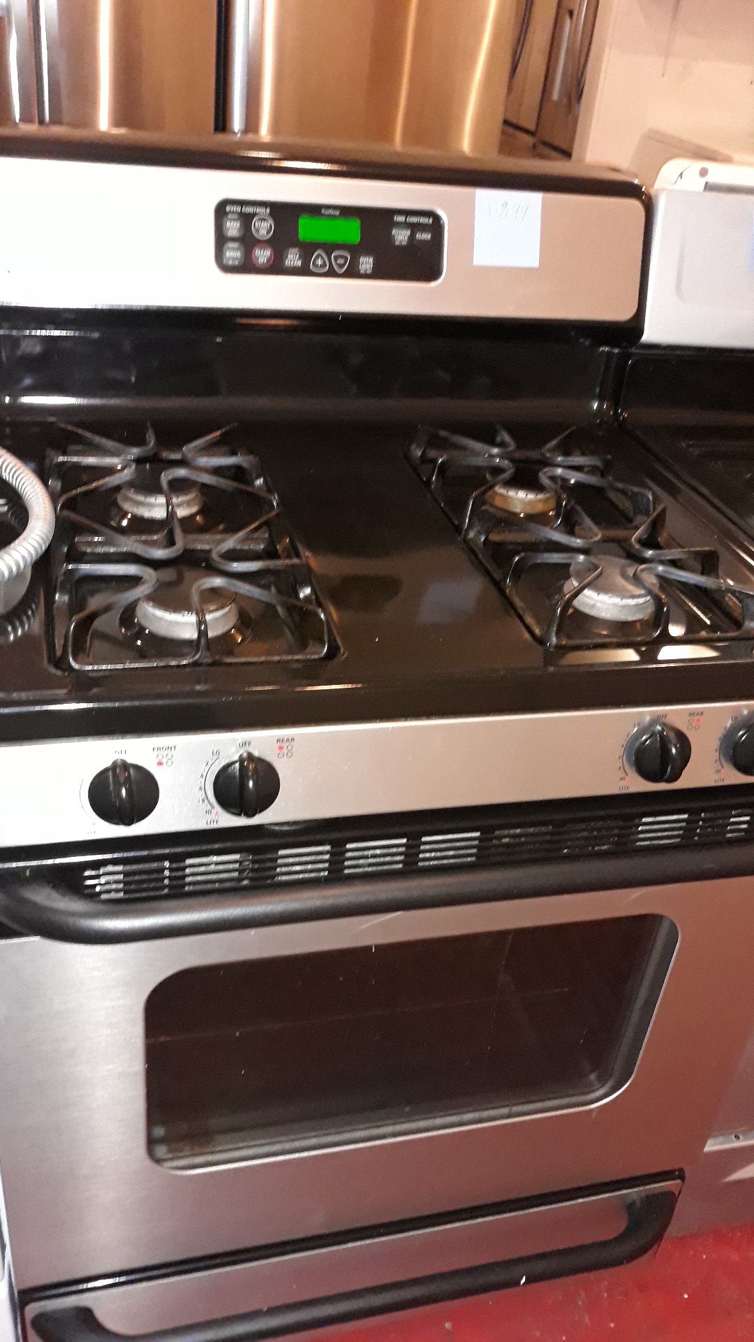 Stainless steel gas stove excellent condition 4months warranty