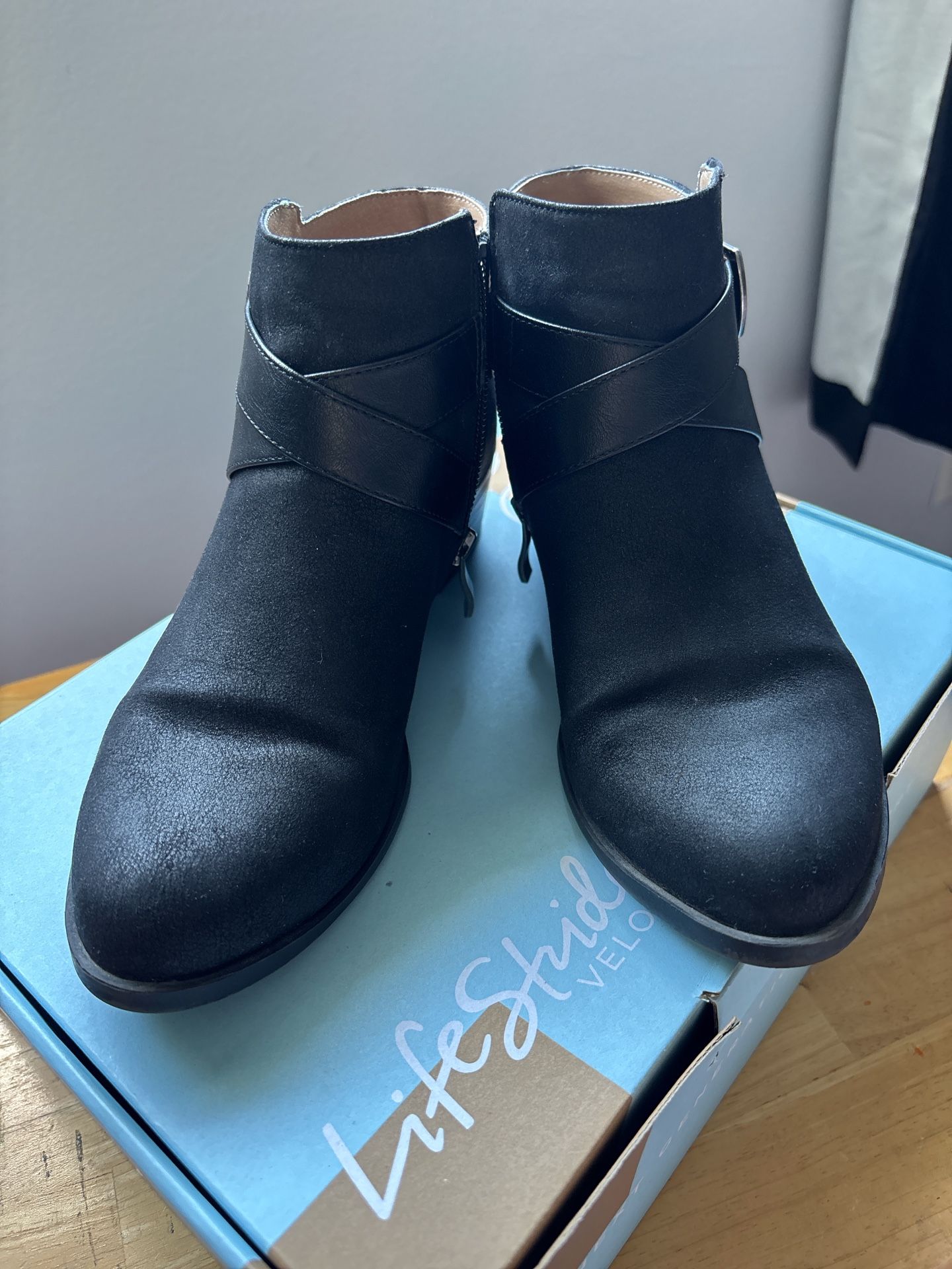 Black Suede Ankle Boots