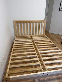 Full bed frame - wood