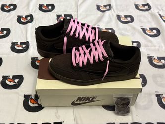 Travis Scott Jordan 1 Low “Velvet Brown”