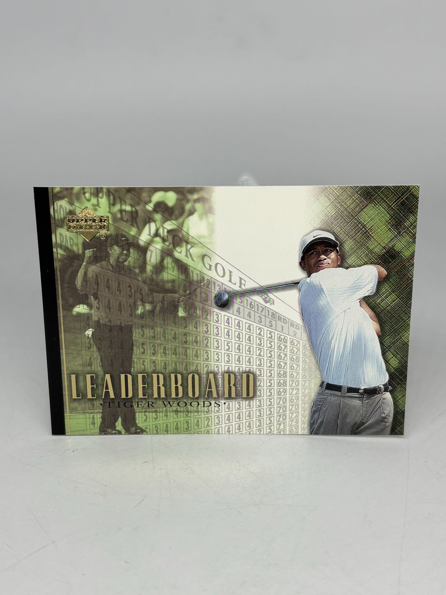 2001 Upper Deck Leaderboard Tiger Woods #90 (RC) Rookie Card PGA